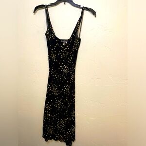 Vintage Bebe dress in black with details in small